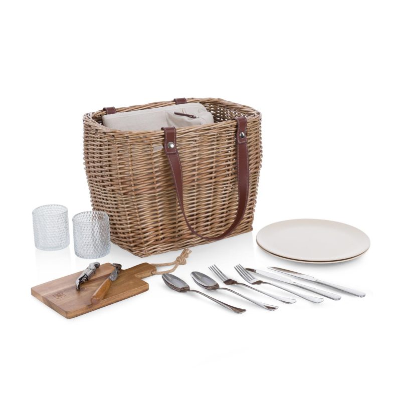 Custom Terrabella - Handwoven Earth Friendly Picnic Basket - 1